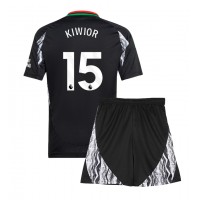 Maglia Calcio Arsenal Jakub Kiwior #15 Seconda Divisa Bambino 2024-25 Manica Corta (+ pantaloncini)